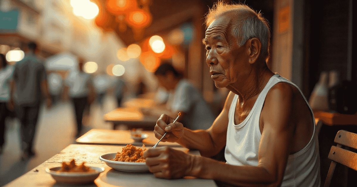 Chinatown Hawker Leftovers Consumption